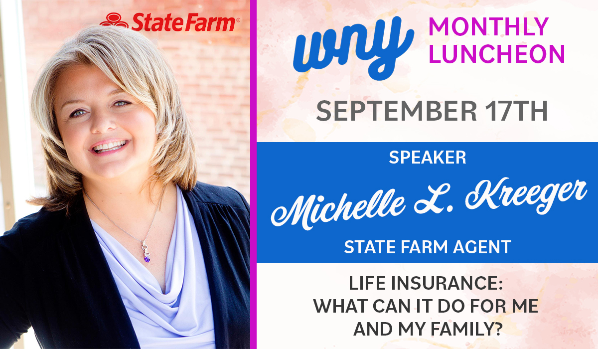 Women's Network of York September 2024 Luncheon Features Michelle L Kreeger owner of Michelle L Kreeger Agency Inc talking about the importance of Life Insurance.