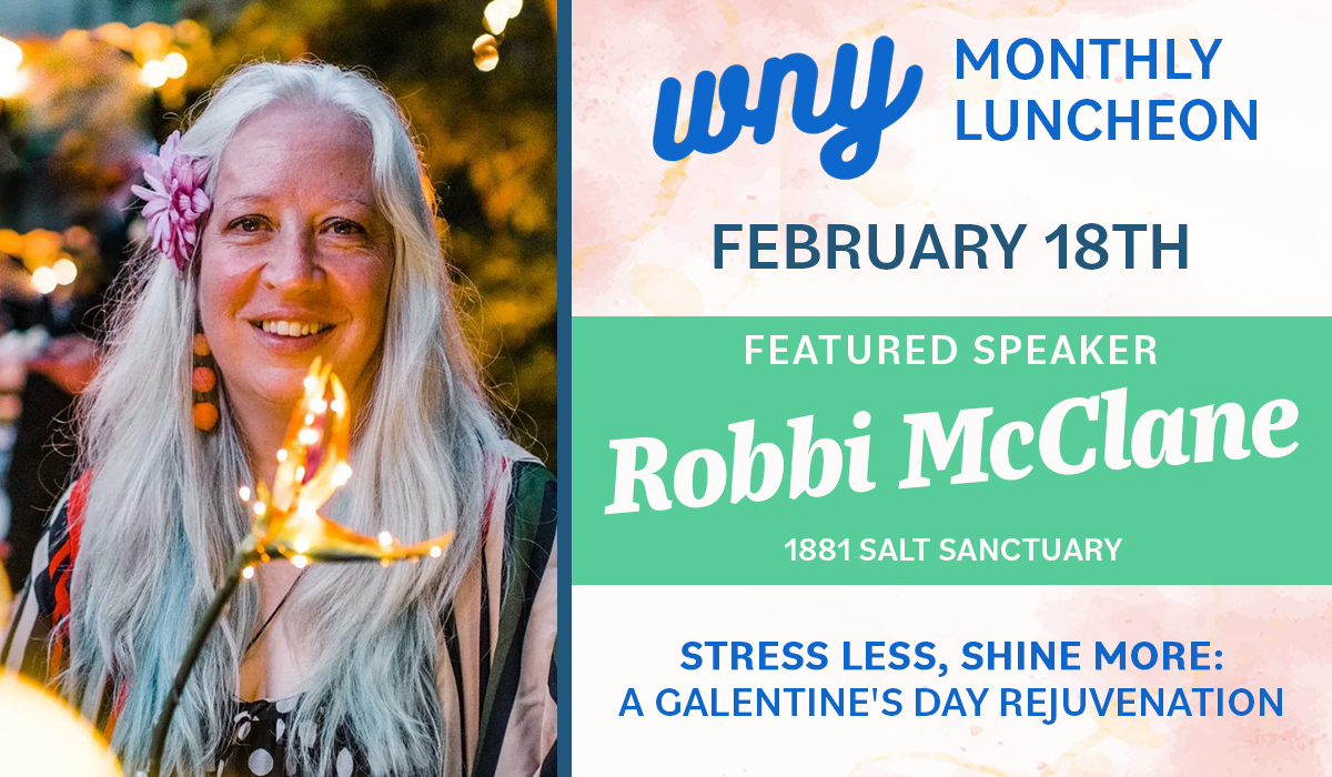 Women's Network of York February 18th 2025 Luncheon Stress Less and Shine More Galentines Rejuvenation with Robbie McClane form 1881 Salt Sanctuary