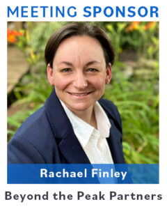 WNY Meeting Sponsor Rachael Finley founder of Beyond the Peak Partners